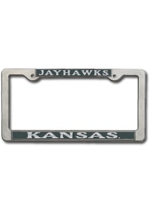 Kansas Jayhawks Pewter License Frame