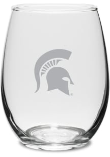 Michigan State Spartans 21oz Stemless Wine Glass