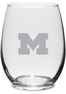 Michigan Wolverines 21oz Stemless Wine Glass