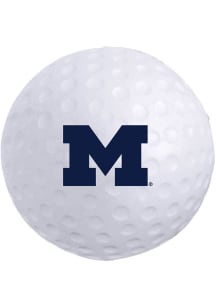 Michigan Wolverines White Golf Ball Stress ball