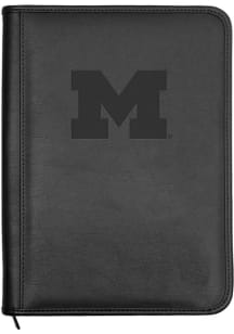 Michigan Wolverines Leather Padholder Mens Business Accessories