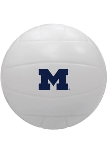 Michigan Wolverines White Volleyball Stress ball