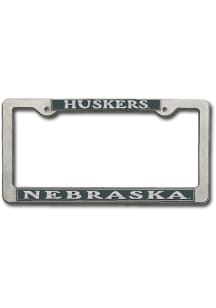 Nebraska Cornhuskers Pewter License Frame