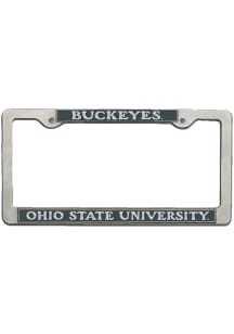 Ohio State Buckeyes Pewter License Frame