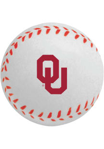 Oklahoma Sooners White Baseball Stress ball