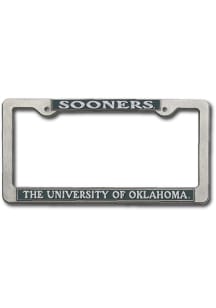 Oklahoma Sooners Pewter License Frame