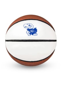 Kansas Jayhawks Team Logo Autograph Basketball