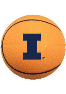Orange Illinois Fighting Illini Basketball Stress ball