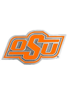 Oklahoma State Cowboys Pewter Car Emblem - Orange