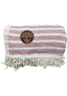 Colorado Festival Sherpa Fleece Blanket - Red