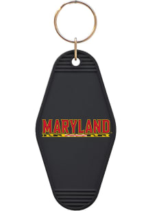 Red Maryland Terrapins Vintage Keychain