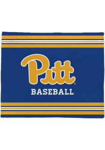 Blue Pitt Panthers 50x60 Baseball Fleece Blanket