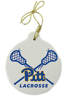 Pitt Panthers Lacrosse Ornament - Blue