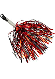 Red Shimmer Pom Poms