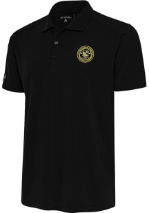 Antigua Pittsburgh Riverhounds SC Mens Black Tribute Short Sleeve Polo