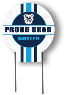 Butler Bulldogs KH Sports Fan Grad graduation graphic Yard Sign - White