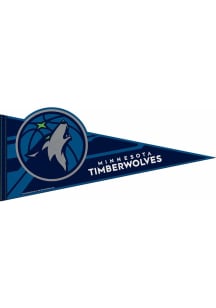 Minnesota Timberwolves Extended Logo Pennant - Navy Blue