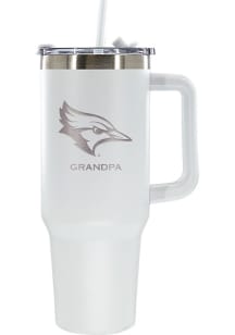 Creighton Bluejays Grandpa 40oz Stainless Steel Tumbler - White