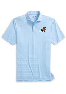 Johnnie O Florida Gators Mens Light Blue Beau Vault Short Sleeve Fashion Polo