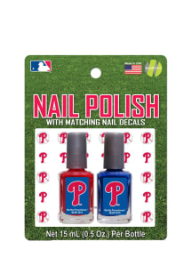 Philadelphia Phillies Nail Polish and Decal Duo Cosmetics