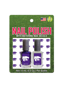K-State Wildcats Nail Polish and Decal Duo Cosmetics