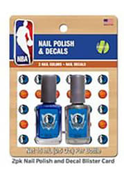 Dallas Mavericks Nail Polish Decal Set Cosmetics