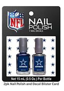 Dallas Cowboys Nail Polish Decal Set Cosmetics