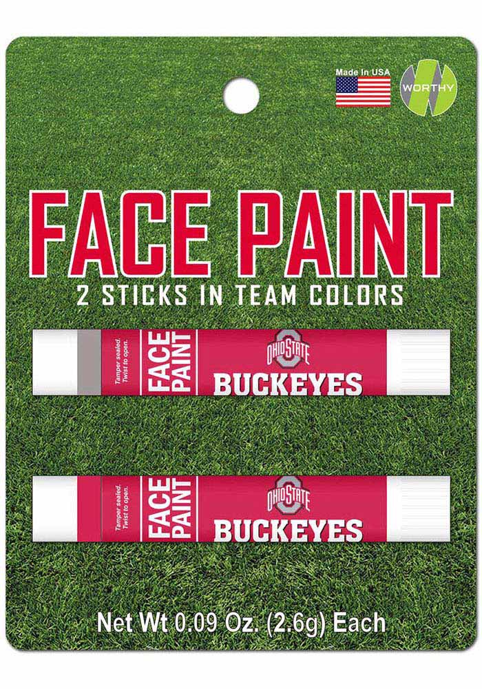 Ohio State Buckeyes 2 Pack Team Color Face Paint