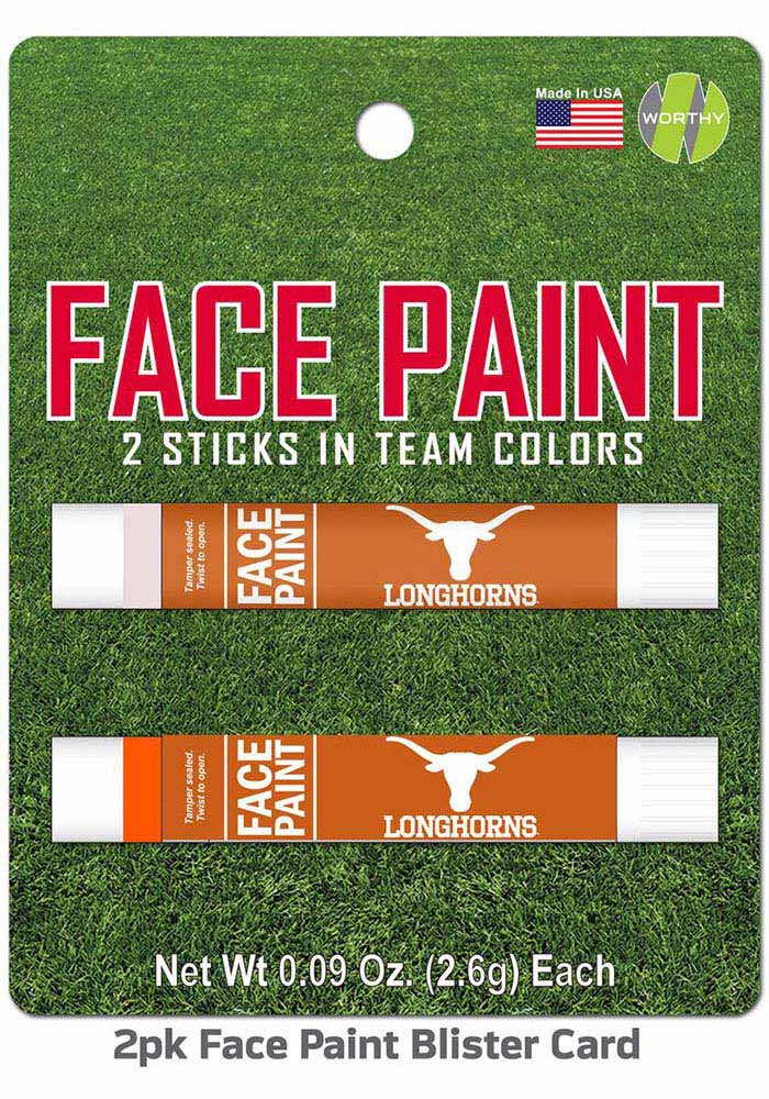 Texas Longhorns 2 Pack Team Color Face Paint