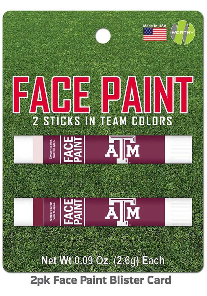 Texas A&M Aggies 2 Pack Team Color Face Paint