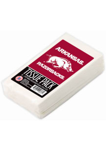 Arkansas Razorbacks 3-Ply Unscented Tissue Box