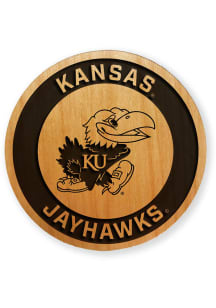 Kansas Jayhawks Wood Magnet