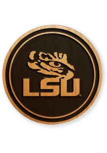LSU Tigers Wood Magnet