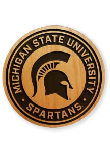 Michigan State Spartans Wood Magnet