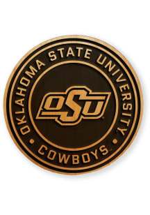 Oklahoma State Cowboys Wood Magnet