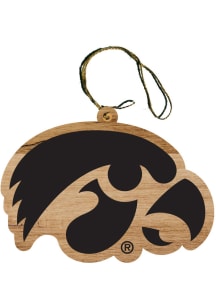 Iowa Hawkeyes Wood Ornament