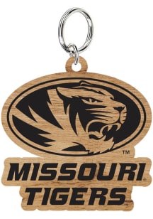 Missouri Tigers Wood Keychain