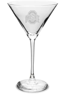 Red Ohio State Buckeyes 10 oz Martini Martini Glass