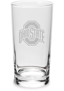 Red Ohio State Buckeyes 10 oz Etched Highball Glass Rock Glass