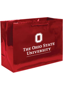 Red Ohio State Buckeyes 13X10 Inch Red Gift Bag