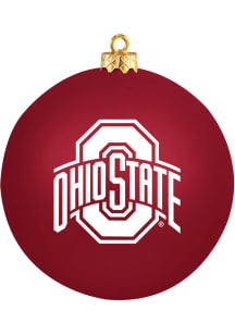 Red Ohio State Buckeyes Shatterproof Ornament