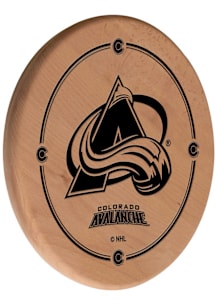 Colorado Avalanche Laser Engraved Sign - Brown