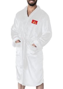 Kansas City Chiefs White #1 Dad Silk Touch Bathrobes