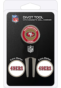 San Francisco 49ers 3 Pack Ball Marker Divot Tool