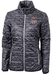 Cutter and Buck Toronto FC Womens Black Rainier PrimaLoft Printed Filled Jacket