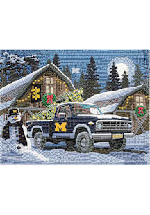 Michigan Wolverines Diamond Puzzle