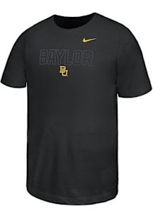 Nike Baylor Bears Youth Black Blackout Short Sleeve T-Shirt