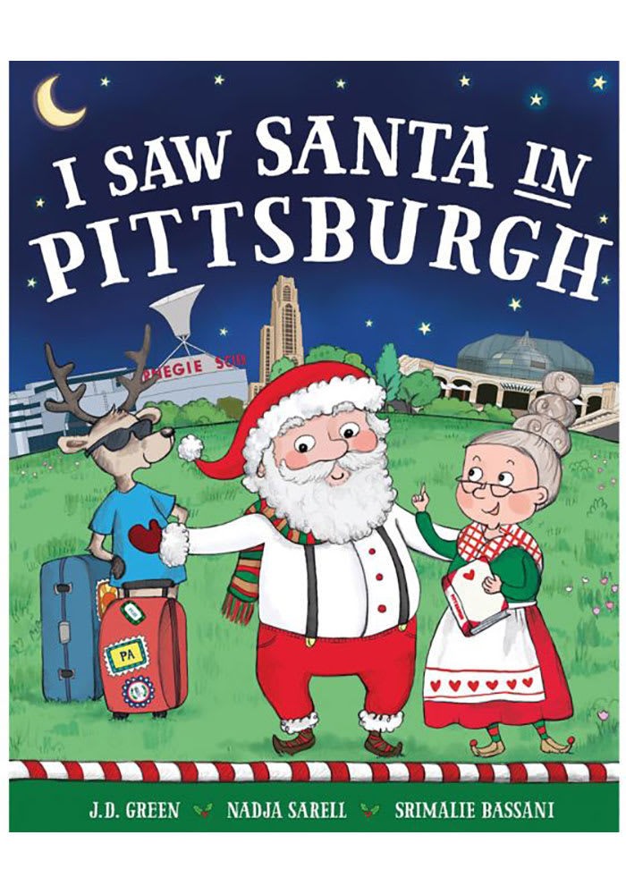 I saw Santa In Pittsburgh Children's Book
