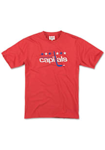 Washington Capitals Red Brass Tacks Short Sleeve Fashion T Shirt