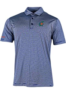 Columbia Florida Gators Mens Blue Albert Double Hit Short Sleeve Polo
